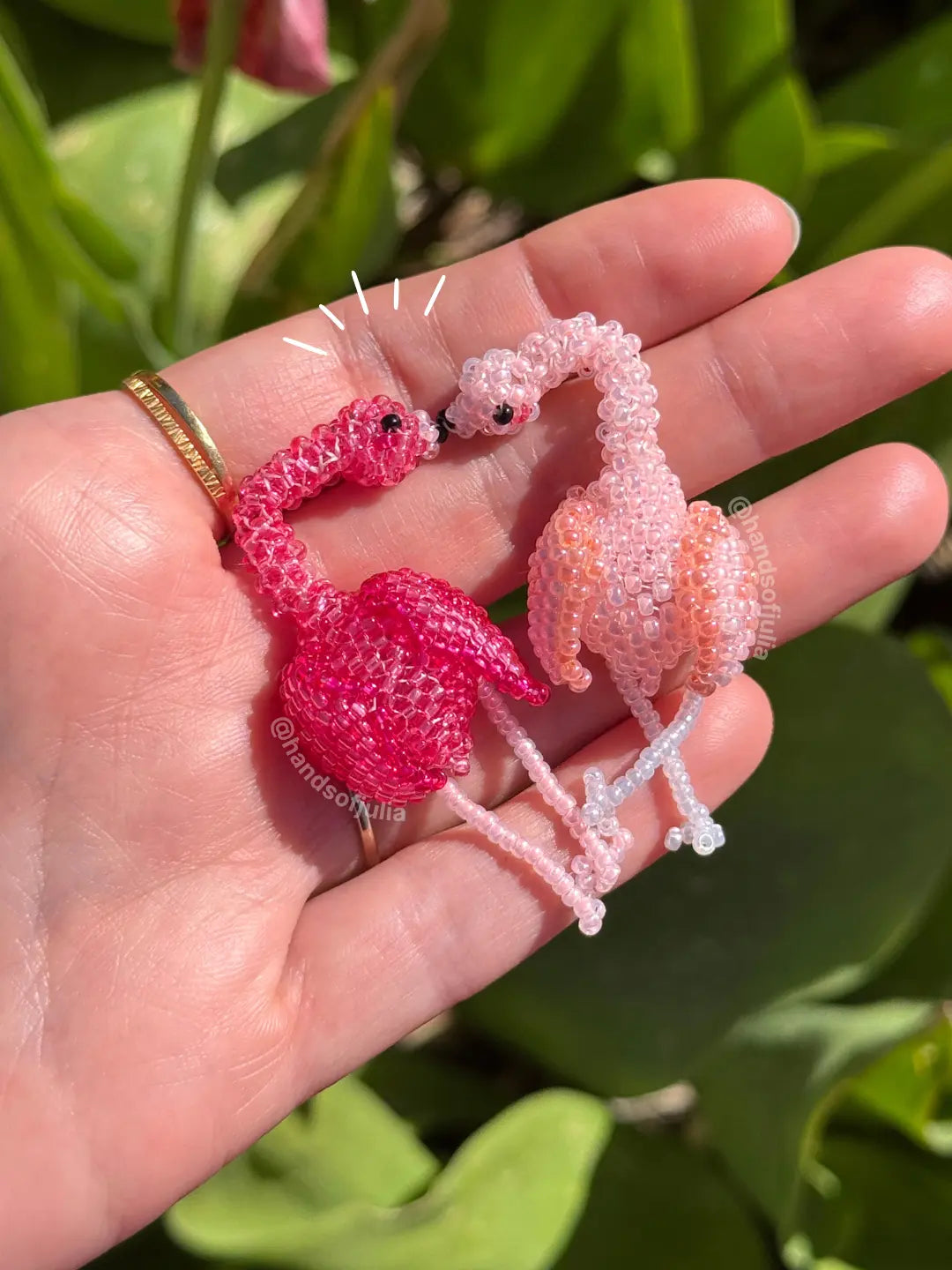 🦩 3D Beaded Flamingo PDF Pattern