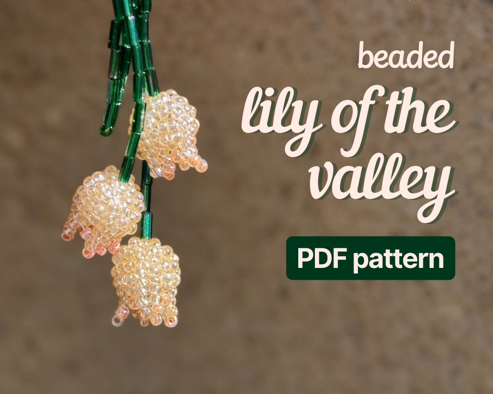 🌱 Beaded Lily Of The Valley Pattern
