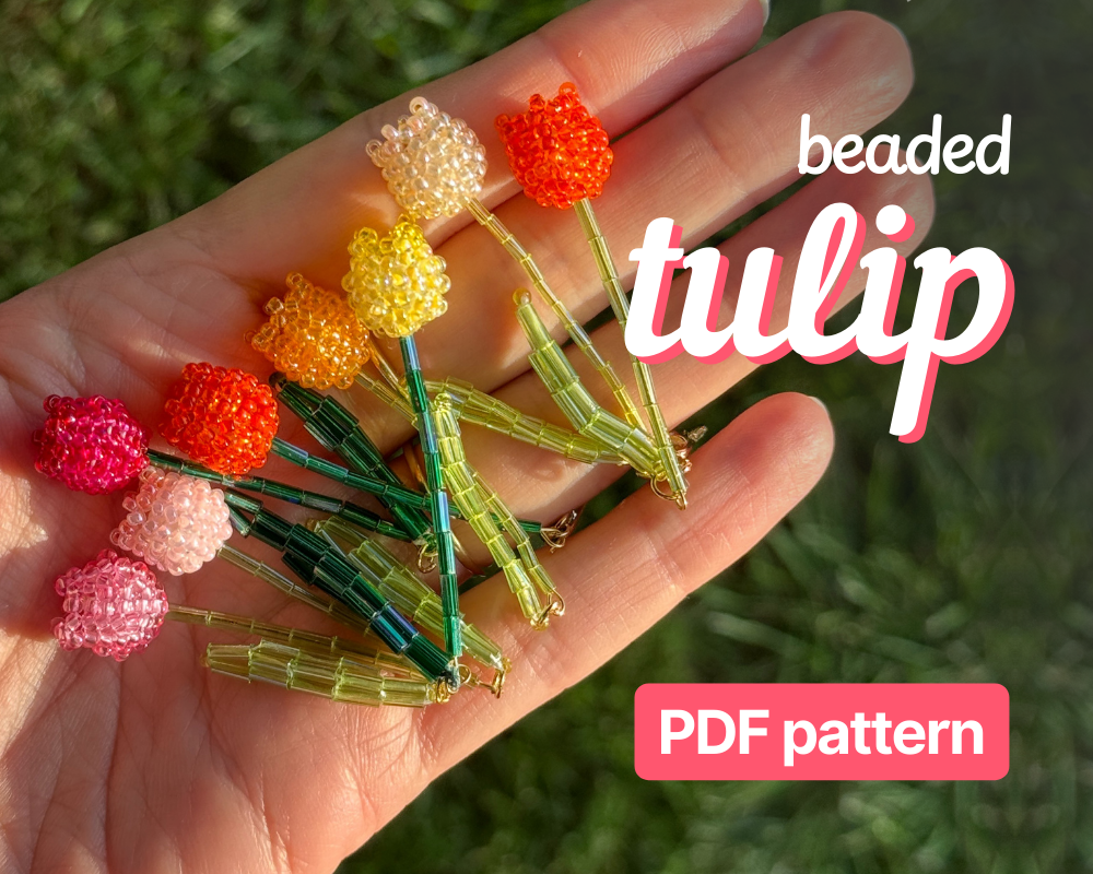🌷 Beaded Tulip Pattern