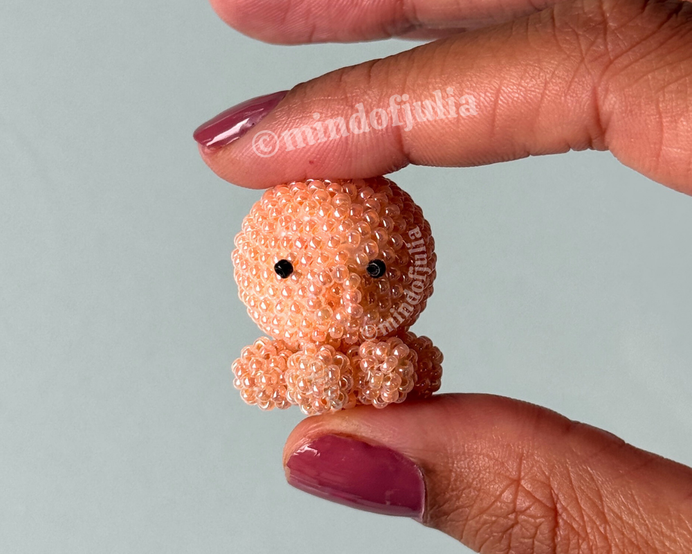 🐙 3D Beaded Octopus PDF Pattern