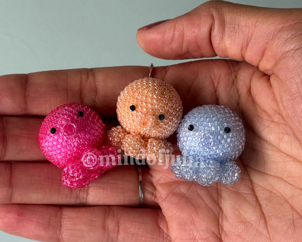 🐙 3D Beaded Octopus PDF Pattern