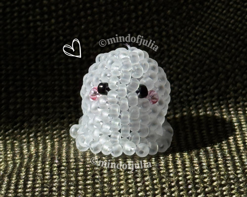 👻 3D Beaded Ghost PDF Pattern