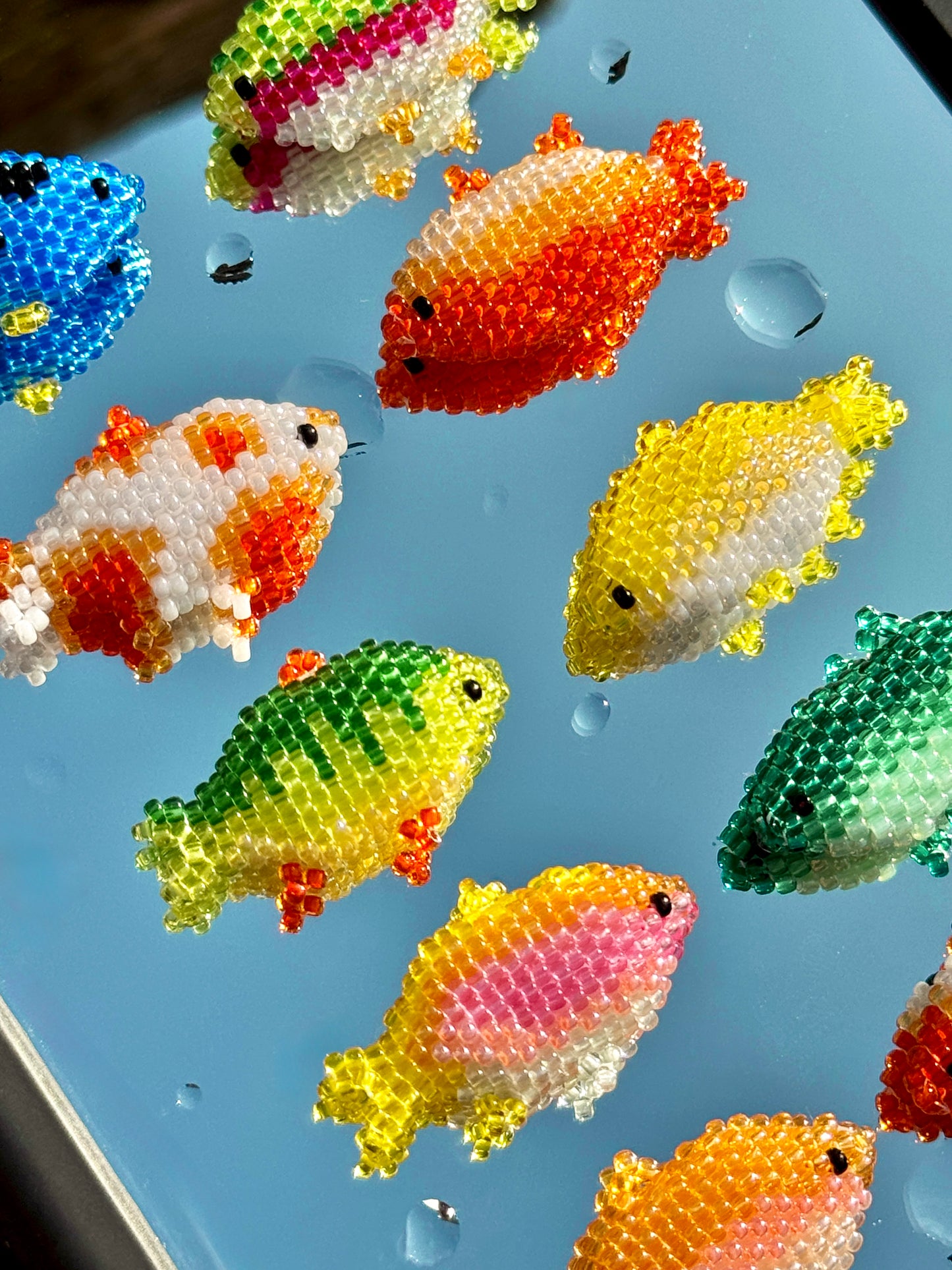 🐠 Add-On Beading Pattern | Color Variations Diagrams for 3D Beaded Fish Pattern