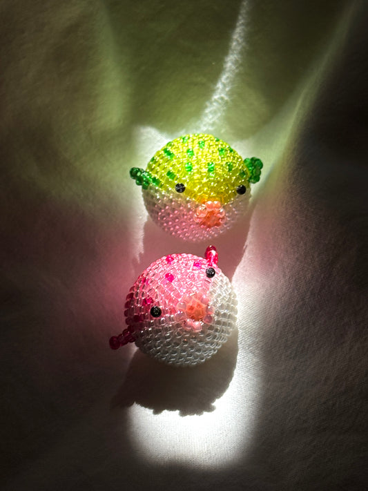 🐡 3D Beaded Puffer Fish PDF Pattern