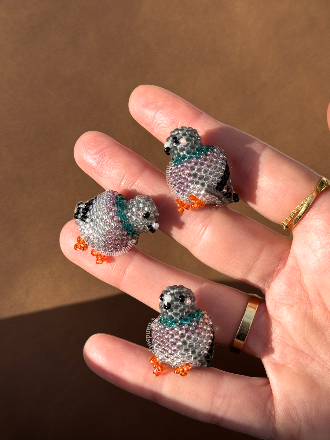 🐦 3D Beaded Pigeon PDF Pattern