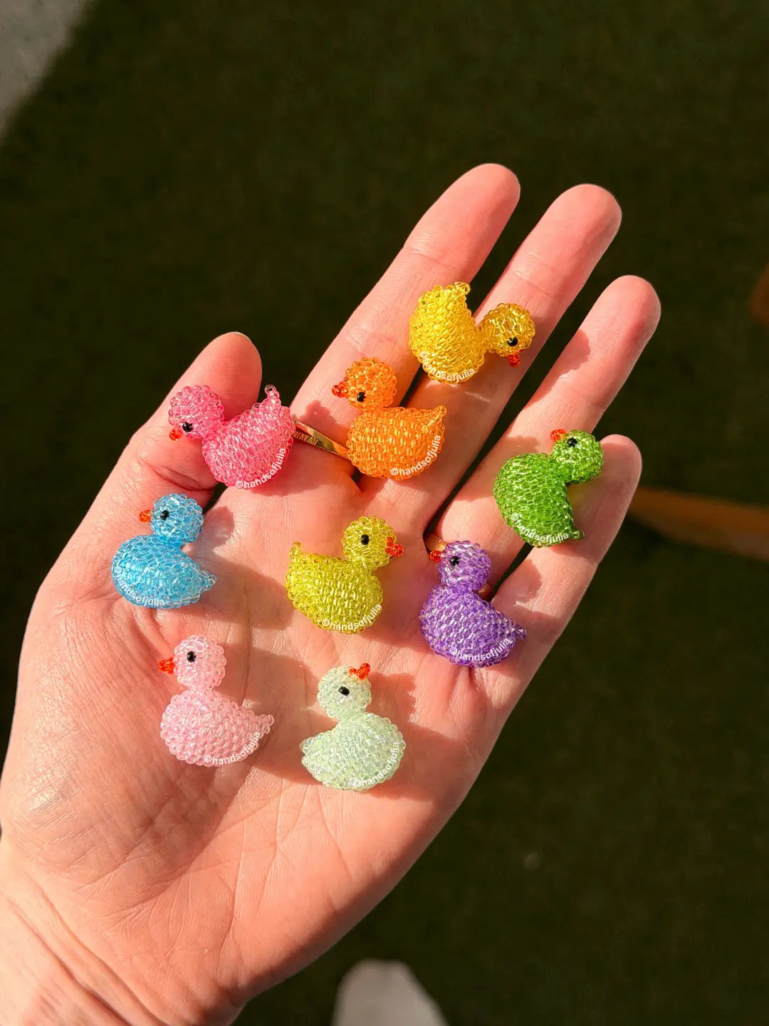 🐤 3D Beaded Rubber Duck PDF Pattern