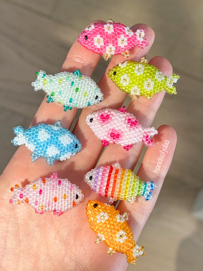 💖  Fantasy Fish Add-On Pattern | Color Variations for 3D Beaded Fish Pattern (SUPPLEMENT ONLY)