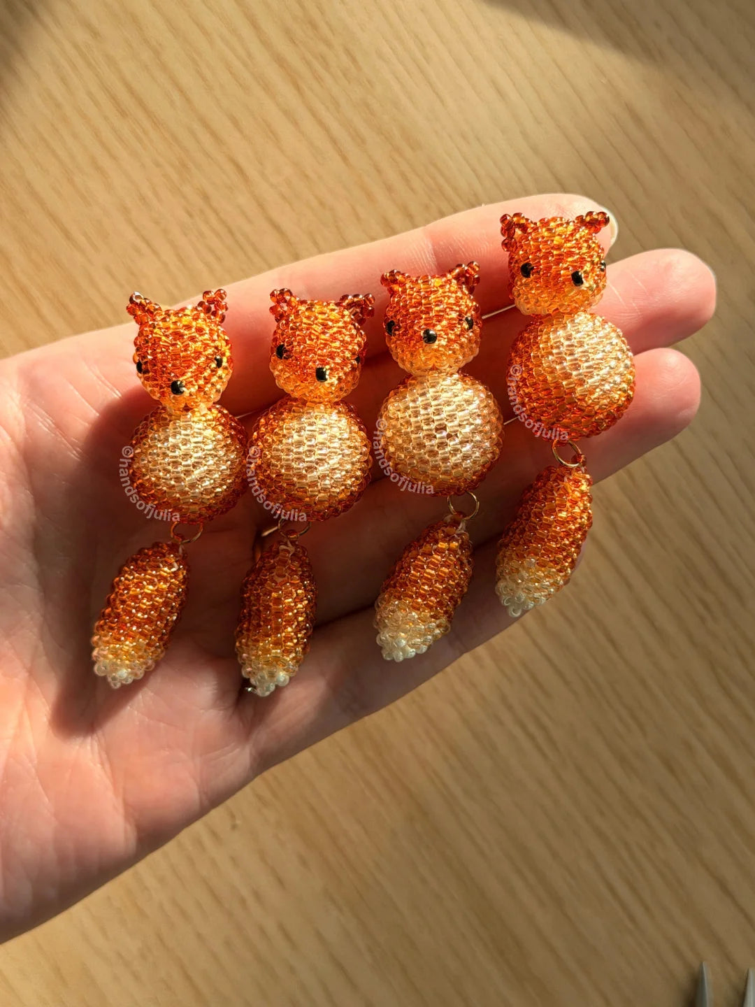 🦊 3D Beaded Fox PDF Pattern