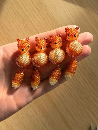 🦊 3D Beaded Fox PDF Pattern