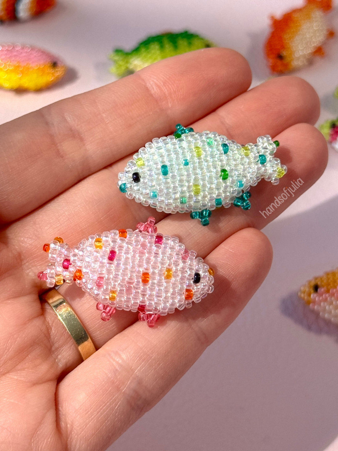 💖  Fantasy Fish Add-On Pattern | Color Variations for 3D Beaded Fish Pattern (SUPPLEMENT ONLY)