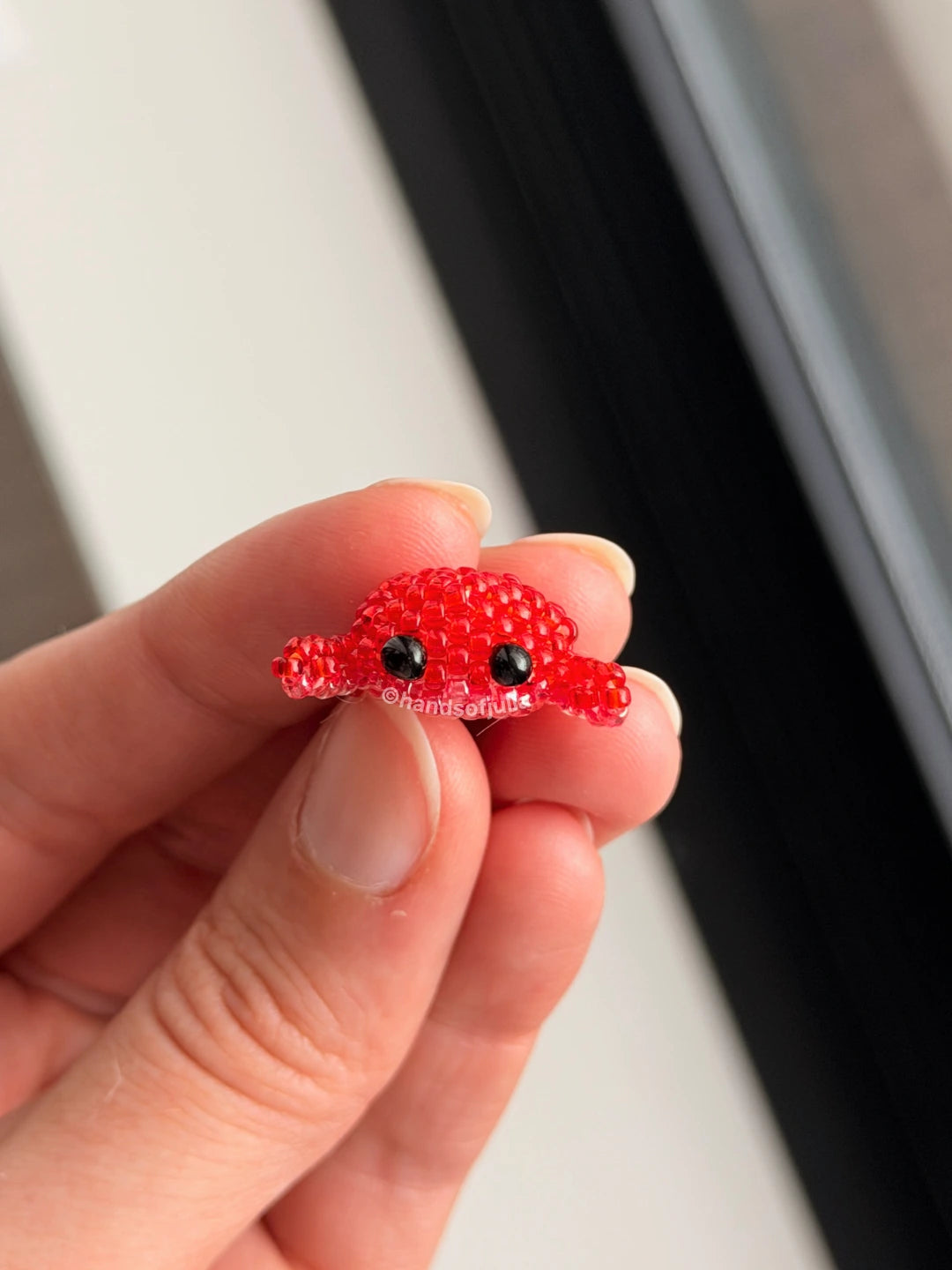 🦀 3D Beaded Crab PDF Pattern