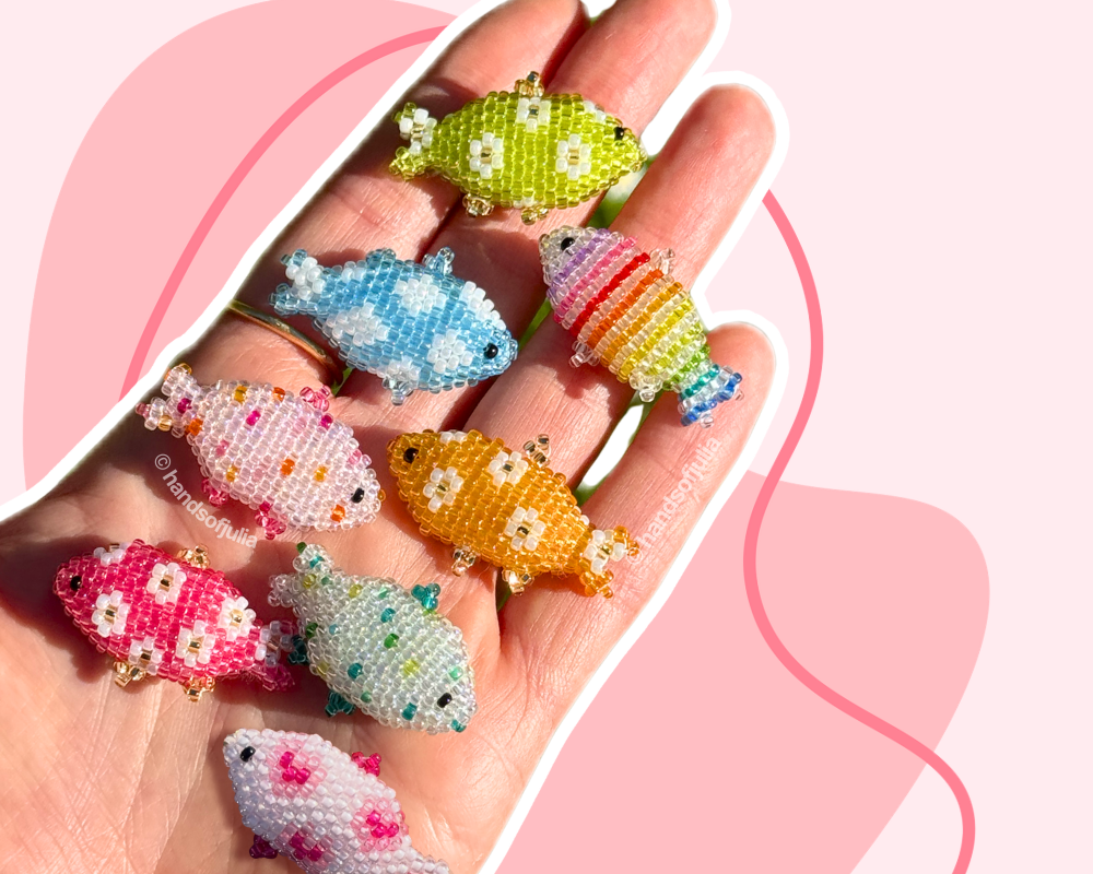 💖  Fantasy Fish Add-On Pattern | Color Variations for 3D Beaded Fish Pattern (SUPPLEMENT ONLY)