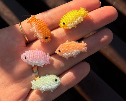 🐠 Miniature 3D Beaded Fish - Digital PDF Pattern