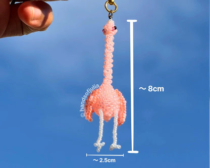 🦩 3D Beaded Flamingo PDF Pattern