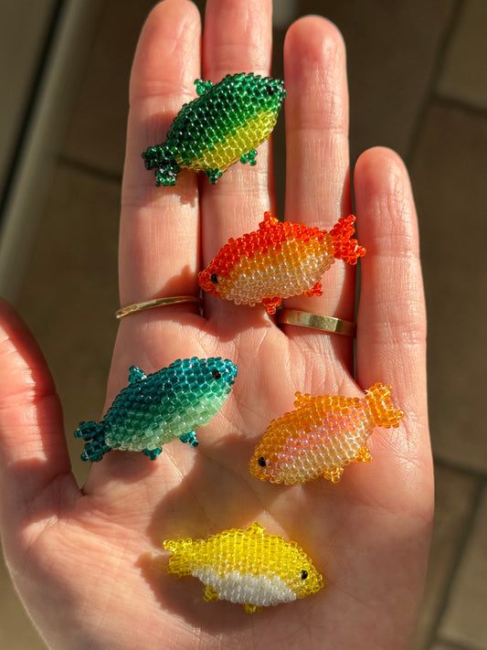 🐟 3D Beaded Fish Digital PDF Pattern
