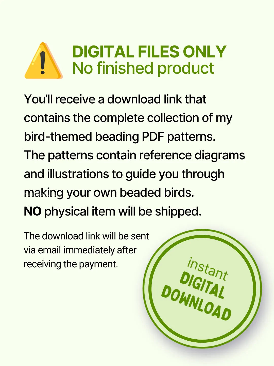 ALL Birds Beaded Patterns - PDF Patterns Bundle