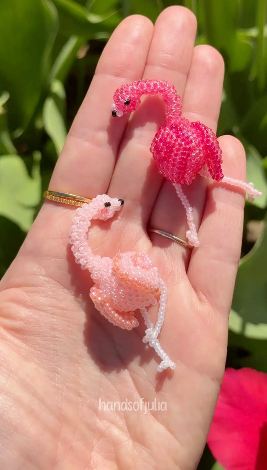 🦩 3D Beaded Flamingo PDF Pattern