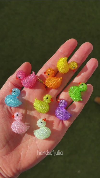 🐤 3D Beaded Rubber Duck PDF Pattern