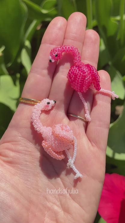 🦩 3D Beaded Flamingo PDF Pattern