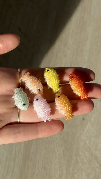 🐠 Miniature 3D Beaded Fish - Digital PDF Pattern