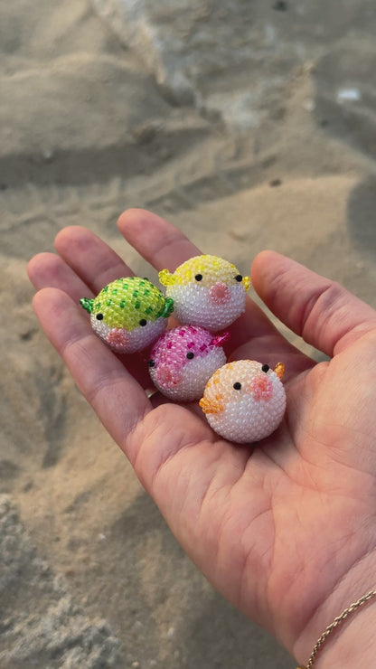 🐡 3D Beaded Puffer Fish PDF Pattern